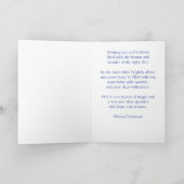 Carte Art de Noël Starry Night sur mesure (Intérieur)