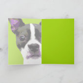 Carte Art de POP Boston Terrier (Intérieur)