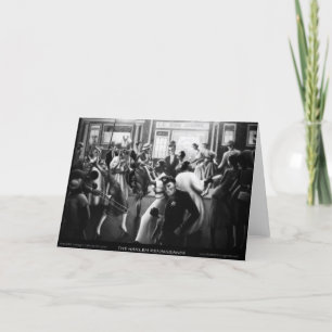 Carte Art de Renaissance de Harlem - "obtenant la