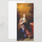 Carte Art de sainte Marguerite d'Écosse (Devant / Derrière)