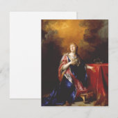 Carte Art de sainte Marguerite d'Écosse (Devant / Derrière)