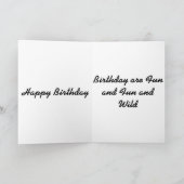 Carte Art de toucan de forêt tropicale (Intérieur)