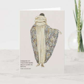 Carte Art Déco Art Nouveau Mode française Illustration