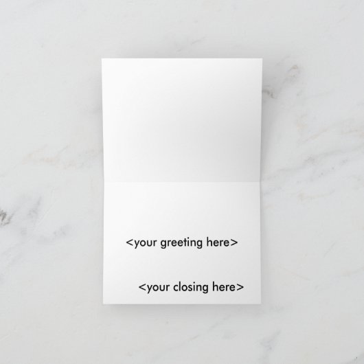 Carte Art Déco Labradoodle (Intérieur)