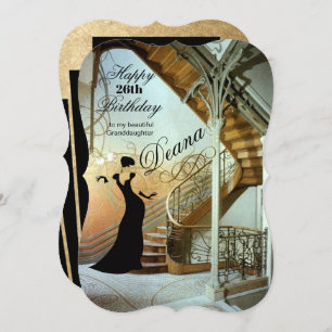 Carte Art déco pour enfant adulte