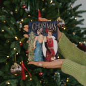 Carte art déco rétro vintage ajouter un message