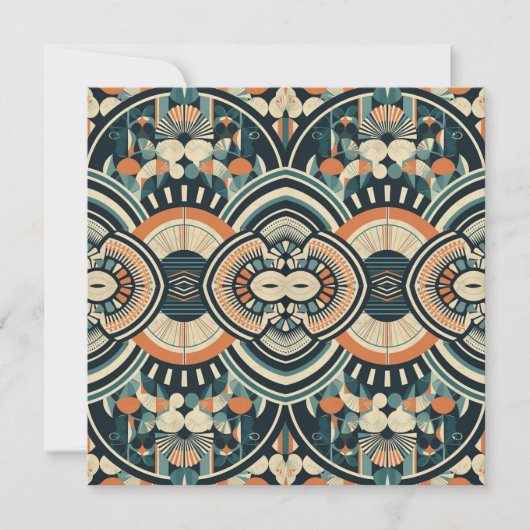Carte Art Déco scandinave (Devant)