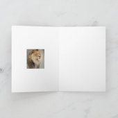 Carte art des lions (Intérieur)