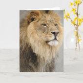 Carte art des lions (Fleur jaune)