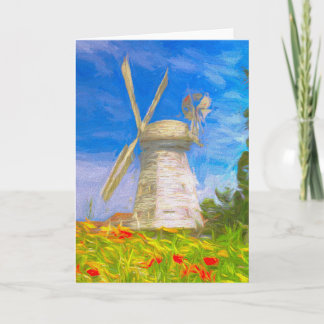 Carte Art Du Moulin À Vent