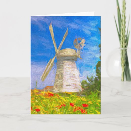 Carte Art Du Moulin À Vent (Devant)
