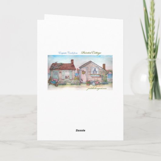 Carte art éthéré de message fait sur commande sincère de (Dos)