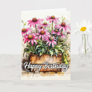 Carte Art Fleur d'Aster fraîchement sélectionné