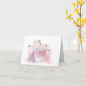 Carte Art "Fleurs de Printemps" (Fleur jaune)