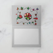 Carte Art floral folklorique  (Intérieur)