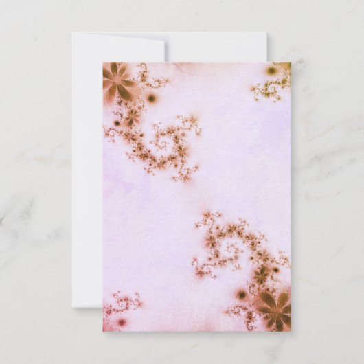 Carte Art fractal unique (Devant)