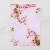 Carte Art fractal unique (Devant / Derrière)