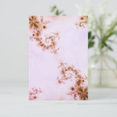 Carte Art fractal unique (Debout devant)