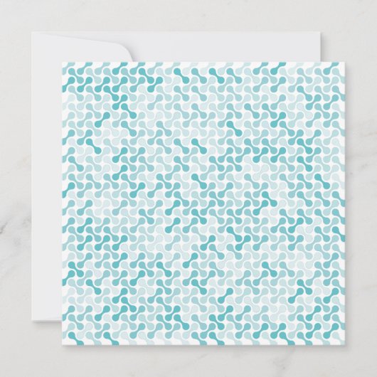 Carte Art graphique liquide abstrait (Devant)
