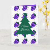 CARTE ART LADYBUG (Fleur jaune)