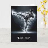 Carte Art Martial Anniversaire Avec Neon Energy Light Tr (Fleur jaune)