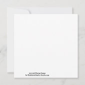 Carte Art Moderne Abstrait Noir Et Blanc Hypnotique (Dos)