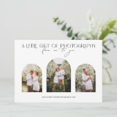 Carte Art moderne Photos Photographie Certificat cadeau (Debout devant)