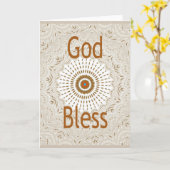 Carte Art Motif Africain Traditionnel Imprimer (Fleur jaune)