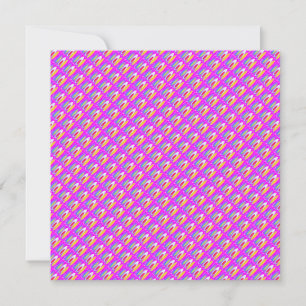 Carte Art motif ovale dans des couleurs mélangées modern