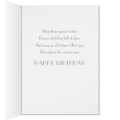 Carte Art Nouveau Anniversaire Mucha Fruit CC0358 (Intérieur (Droit))