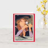 Carte Art Nouveau de Georges de Feure (Fleur jaune)