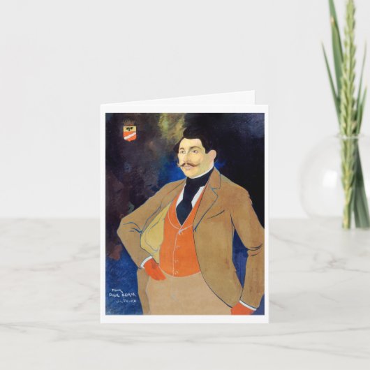 Carte Art Nouveau de Georges de Feure (Devant)