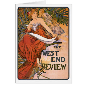 Carte Art Nouveau : - Mucha - West End Review