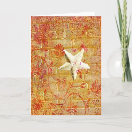 Carte Art numérique étoile (Devant)