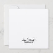 Carte Art Nuthatch à poitrine blanche (Dos)