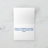 CARTE ART ORIGINAL DE NOËL (Intérieur)