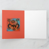 CARTE ART  OURS LÉZARD SUD-OUEST    (Intérieur)