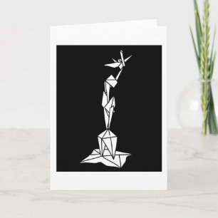 Carte Art papier pliable Origami