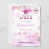 Carte Art Party pour enfants (Devant)