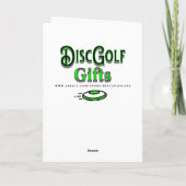 Carte Art Pixel de Disk Golf | Joyeux anniversaire (Dos)