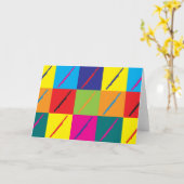 Carte Art Pop Bassoon (Fleur jaune)