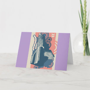 Carte Art Pop Contemporain de la Skyline Urbaine
