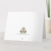 Carte Art populaire jaune Russe Langue Joyeux anniversai (Dos)