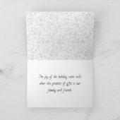 Carte Art populaire moderne Cadeaux enrobés de vacances  (Intérieur)