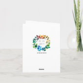 Carte Art pour la charité (Dos)