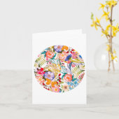 Carte Art pour la charité (Fleur jaune)