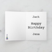 Carte Art psychédélique Semi Guitare acoustique adolesce (Intérieur)