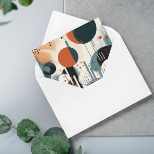 Carte Art rétro Abstrait, personnalisable