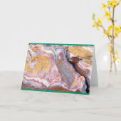Carte "Art Rock #3" (Fleur jaune)