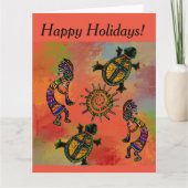 CARTE ART SOUTHWEST KOKOPELLI     (Devant)